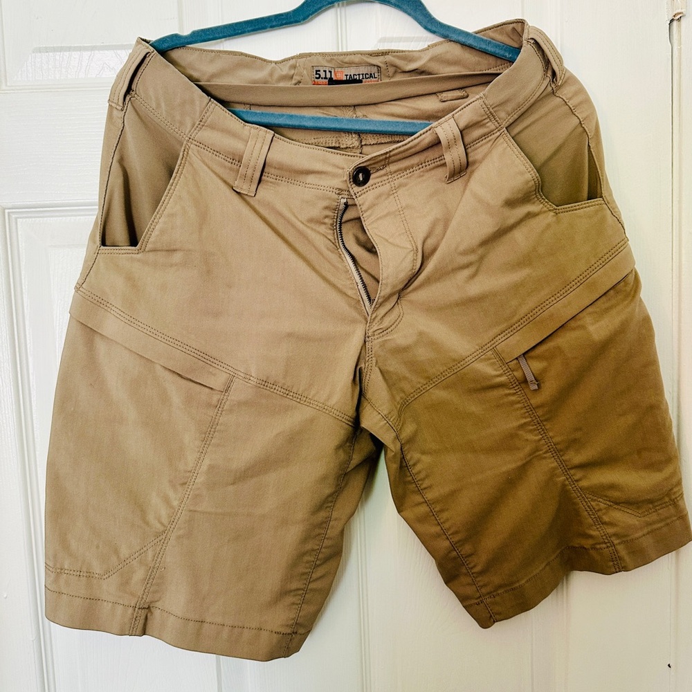 5.11 Tactical Men's Brown Cargo Shorts